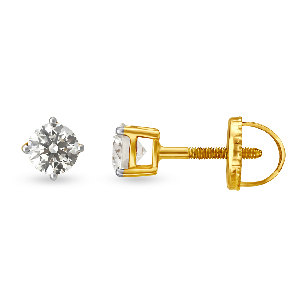 Signature Sparkle Solitaire Stud Earrings,,hi-res image number null