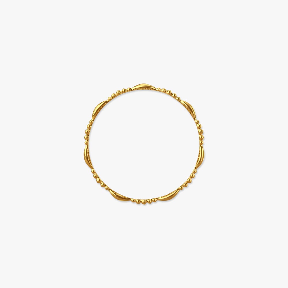 Petal Flow Gold Bangle,,hi-res image number null