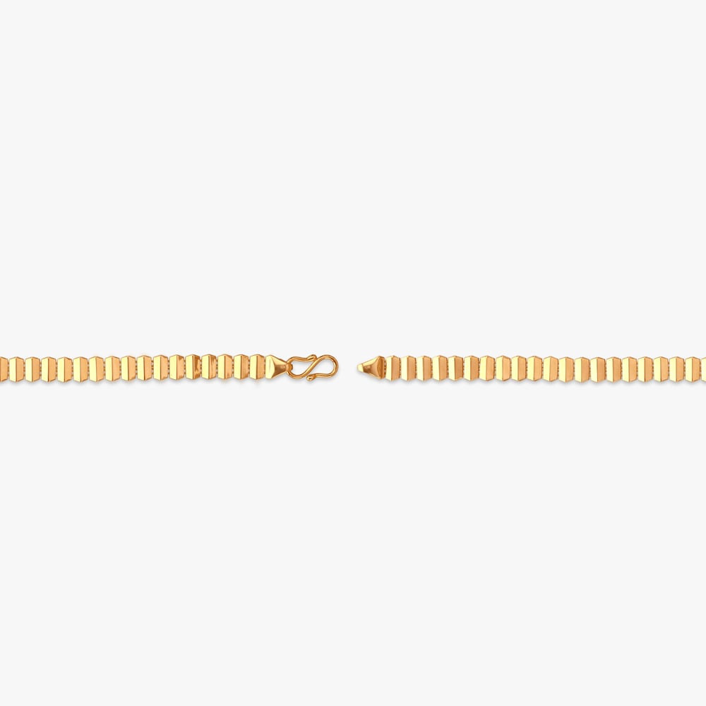 Stacked Curve Gold Bracelet for Men,,hi-res image number null