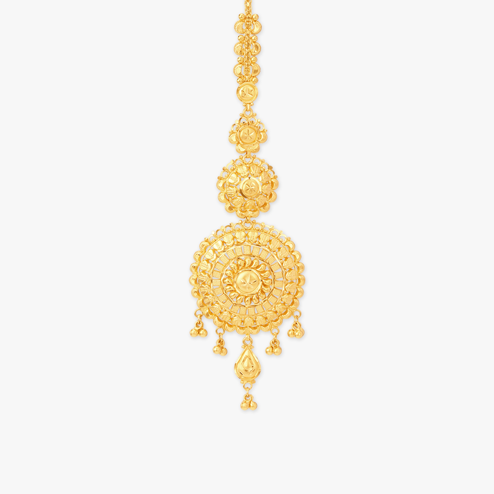 Glimmering Garden Maang Tikka,,hi-res image number null