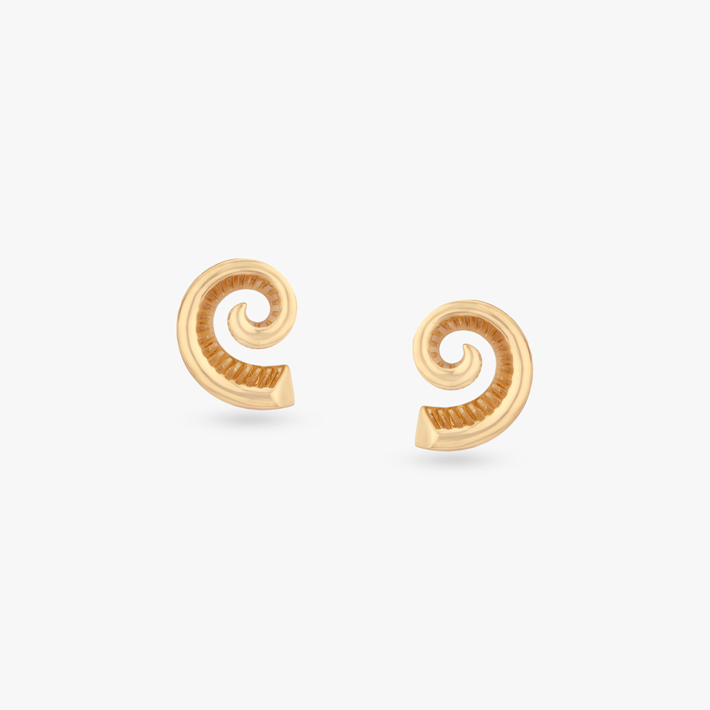 Sculpted Circle Gold Pendant and Earrings Set,,hi-res image number null