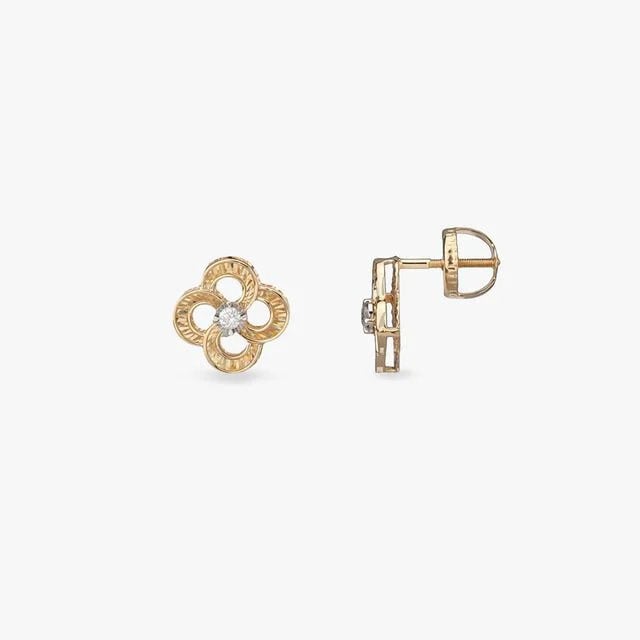 Rainbow Prism Diamond Stud Earrings,,hi-res image number null