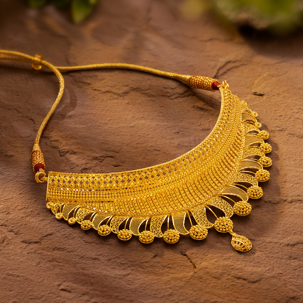 Fluid Grace Gold Necklace Set,,hi-res image number null