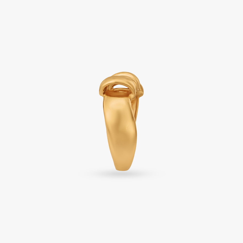 Molten Wrap Gold Ring,,hi-res image number null