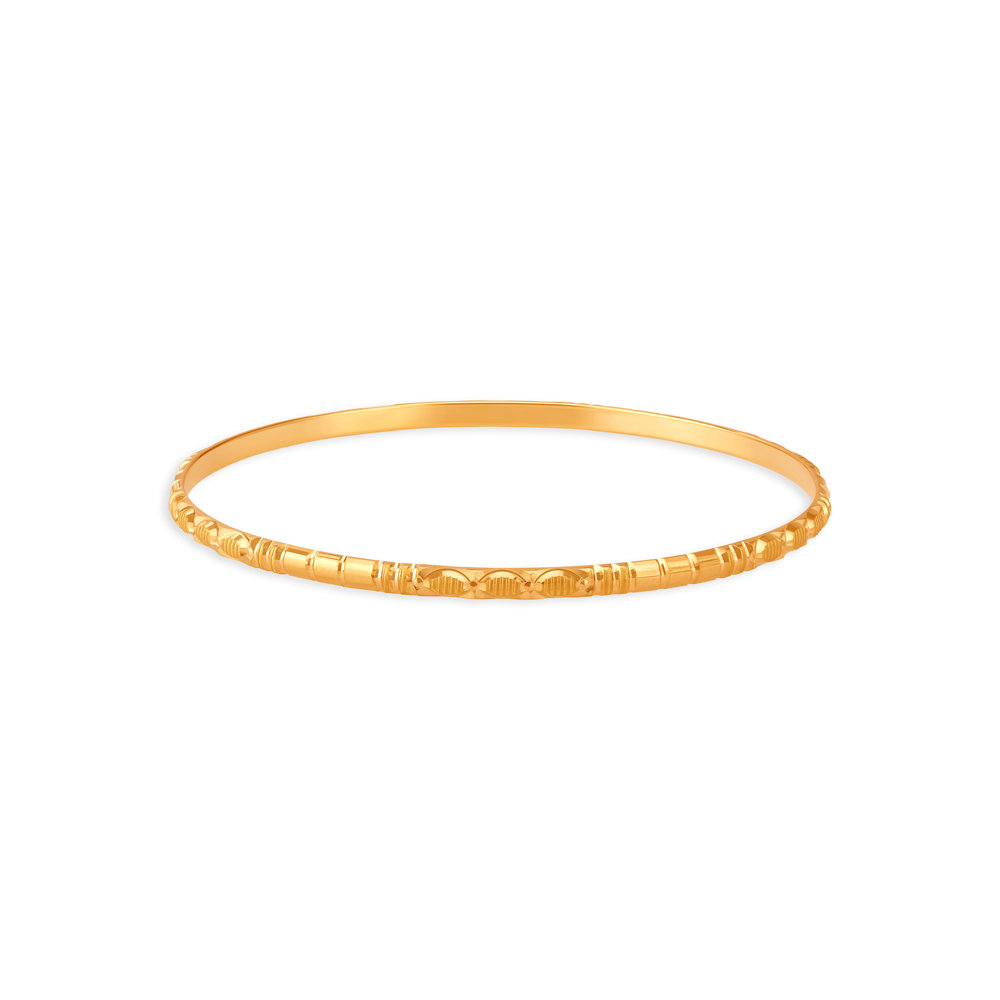 Intricate Allure Gold Bangles,,hi-res image number null