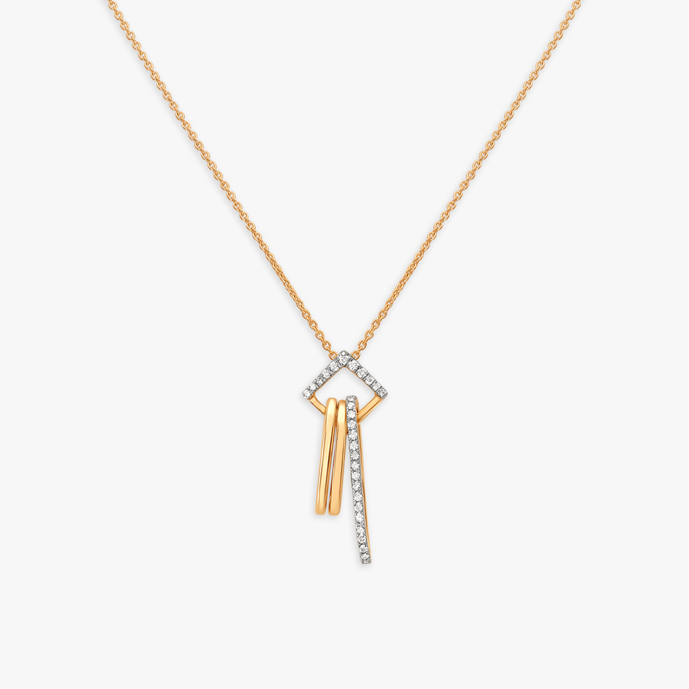 Symphony Of diamonds Pendant with Chain,,hi-res image number null