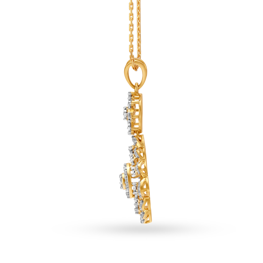 Splendid Gold and Diamond Pendant,,hi-res image number null
