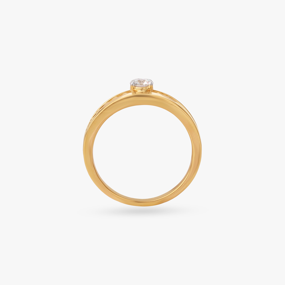 Pyramid Pulse Solitaire Ring,,hi-res image number null
