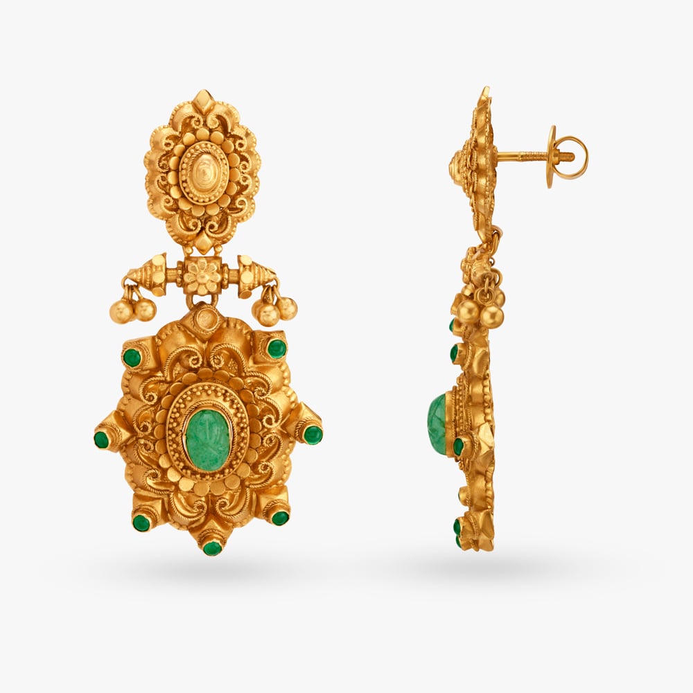 Grandiose Necklace Set with Chitrai Work,,hi-res image number null