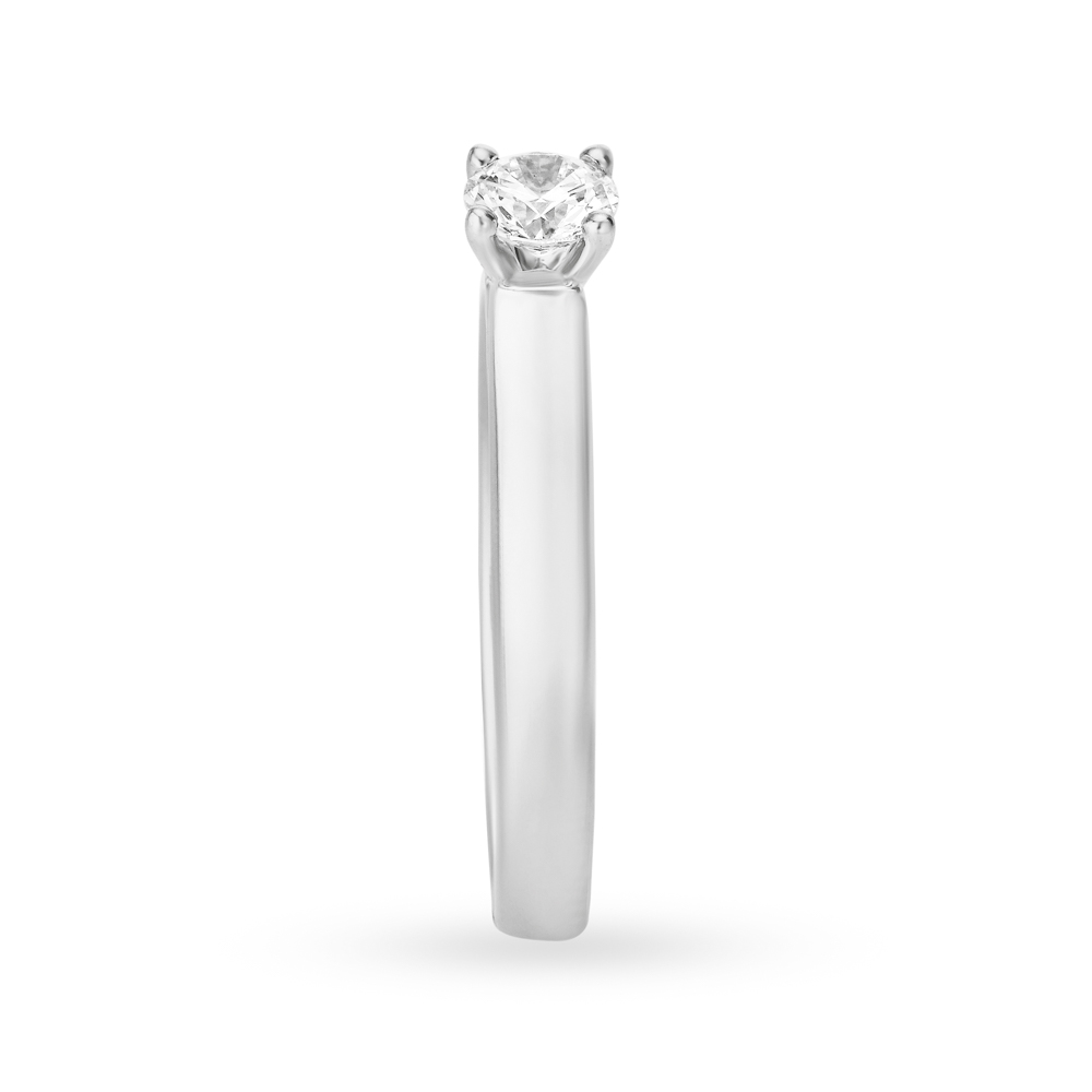 Dazzling Solitaire Platinum Finger Ring,,hi-res image number null