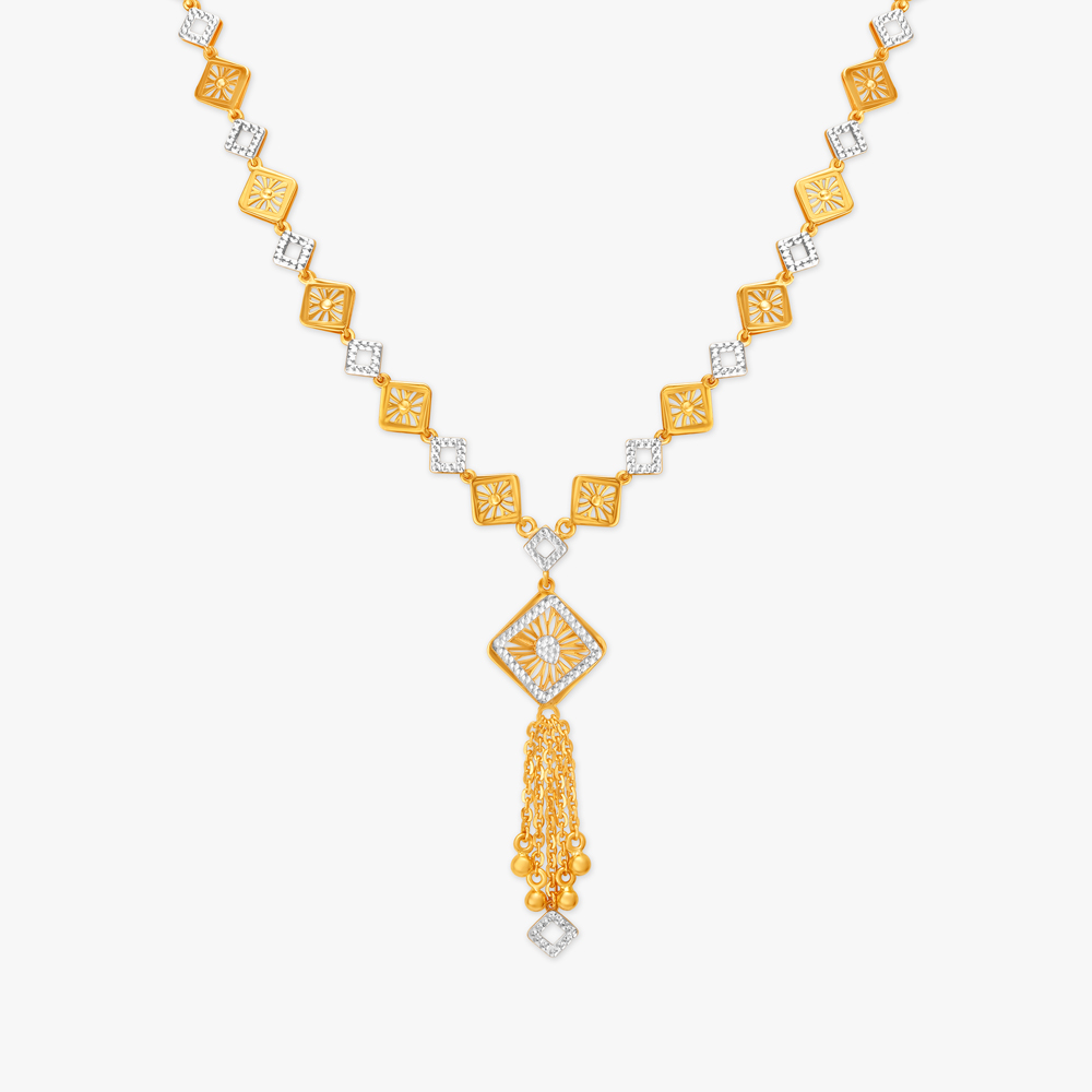 Ethereal Geometric Necklace Set,,hi-res image number null
