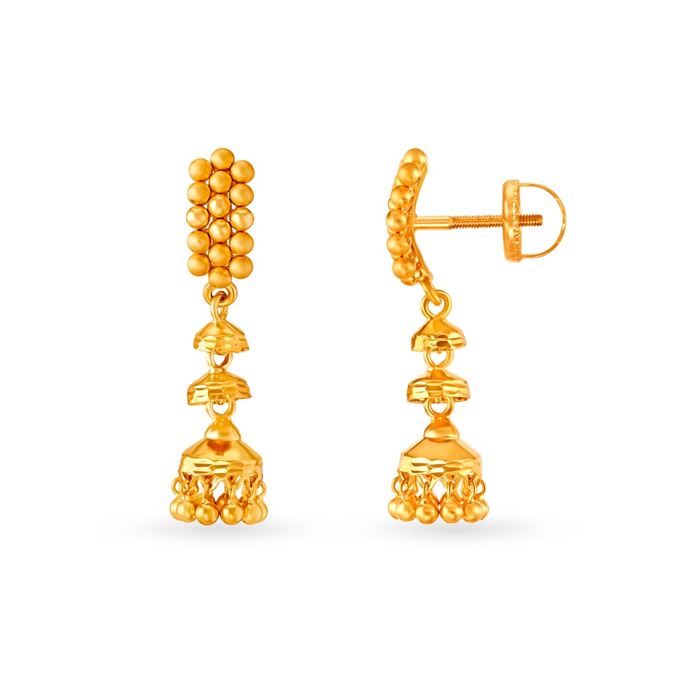 Classy Traditional Drop Earrings,,hi-res image number null