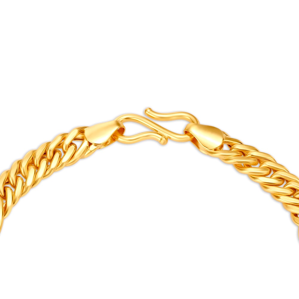 

Link Chain Style Gold Bracelet For Men