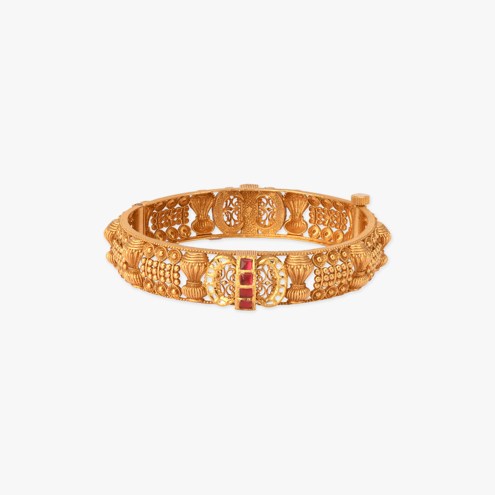 Sacred Spark Gold Bangles,,hi-res image number null