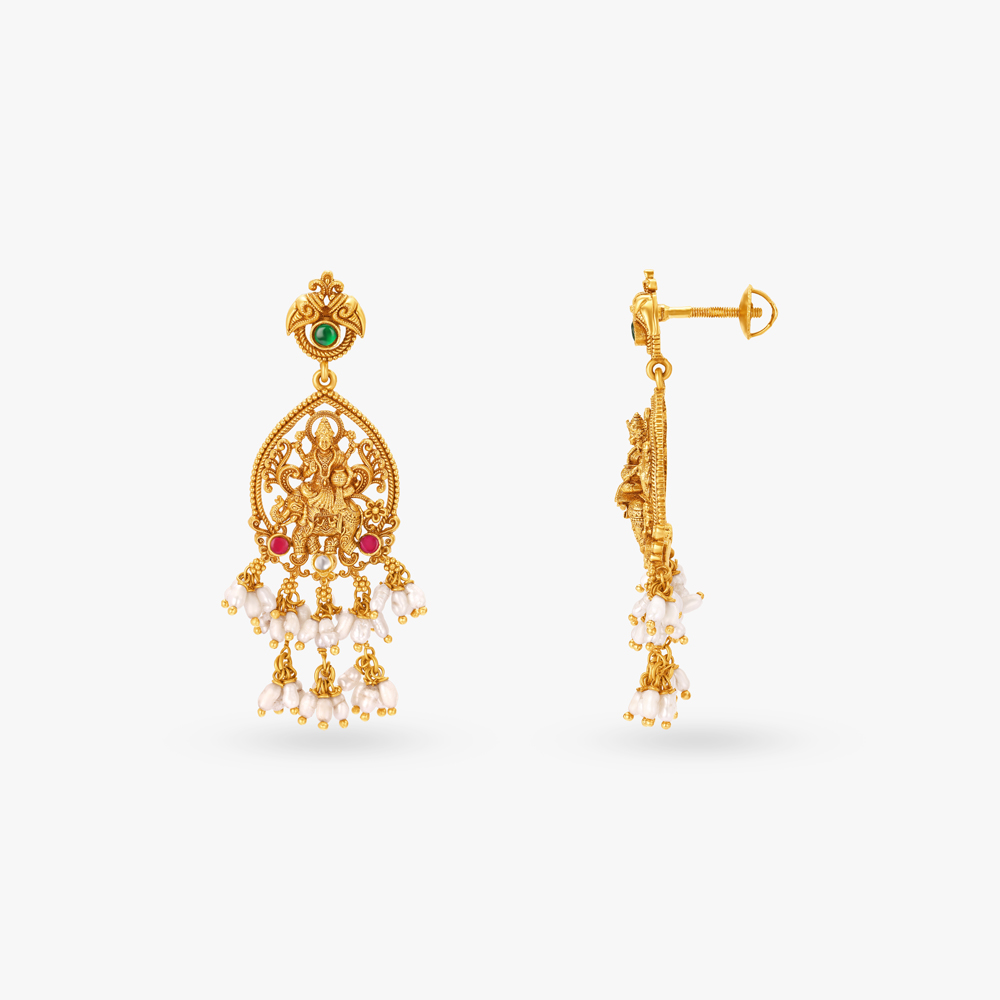 Elegant Gold Guttapusalu Set,,hi-res image number null