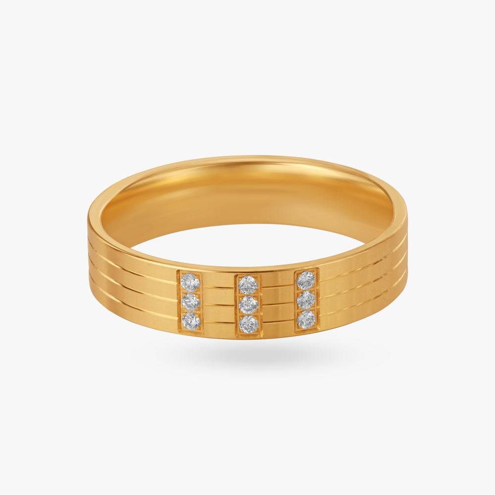 Minimalistic Diamond Finger Ring,,hi-res image number null