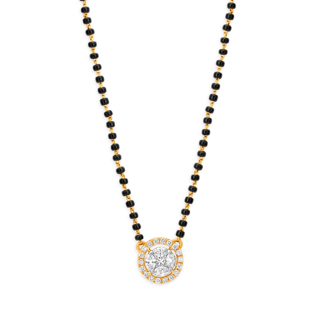 

Circular Diamond Mangalsutra