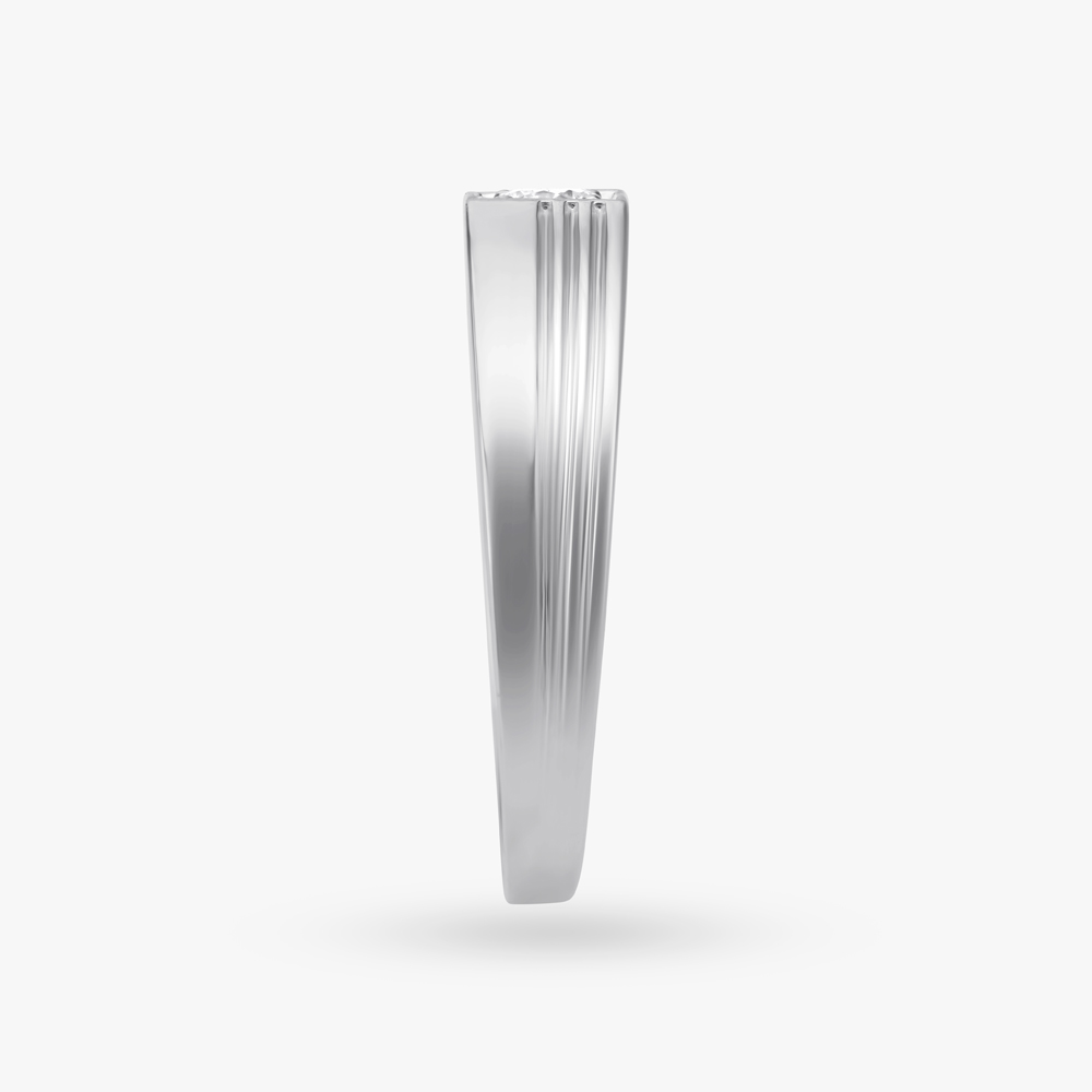 Dazzling Single Stone Diamond Finger Ring For Men,,hi-res image number null