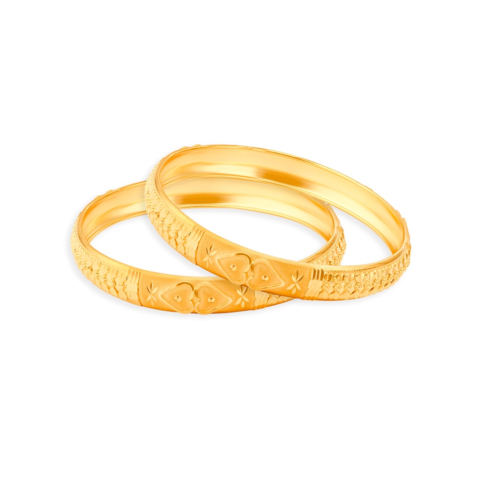 

Filigree Work Gold Bangle