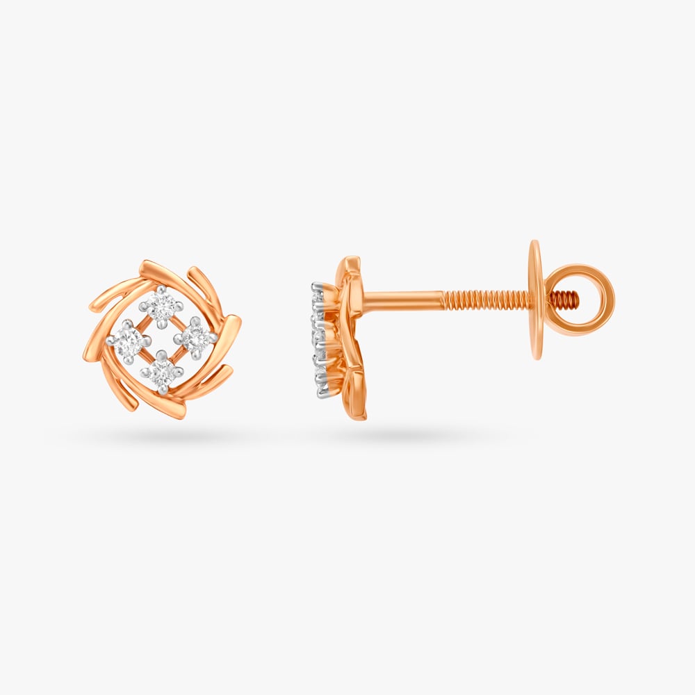 Tiny Radiance Diamond Stud Earrings,,hi-res image number null