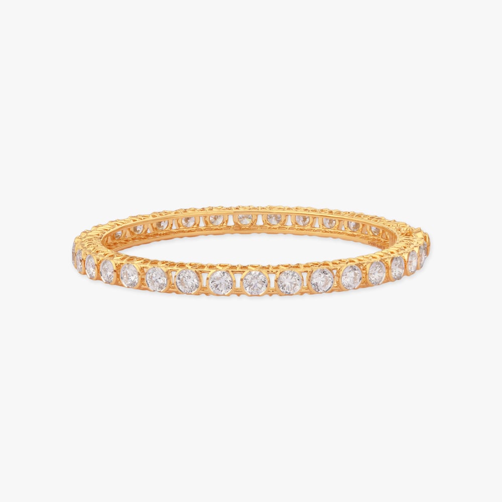 Radiant Arcade Solitaire Bangle,,hi-res image number null