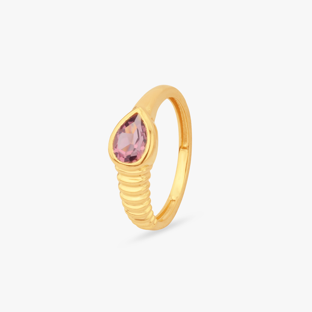 

Blush Beam Gold Ring