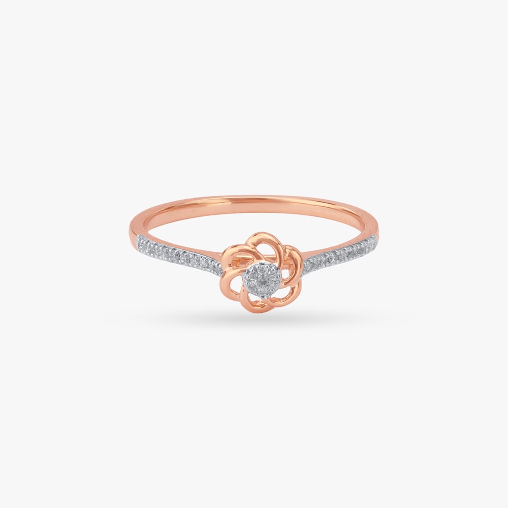 Twirl Petal Diamond Ring,,hi-res image number null