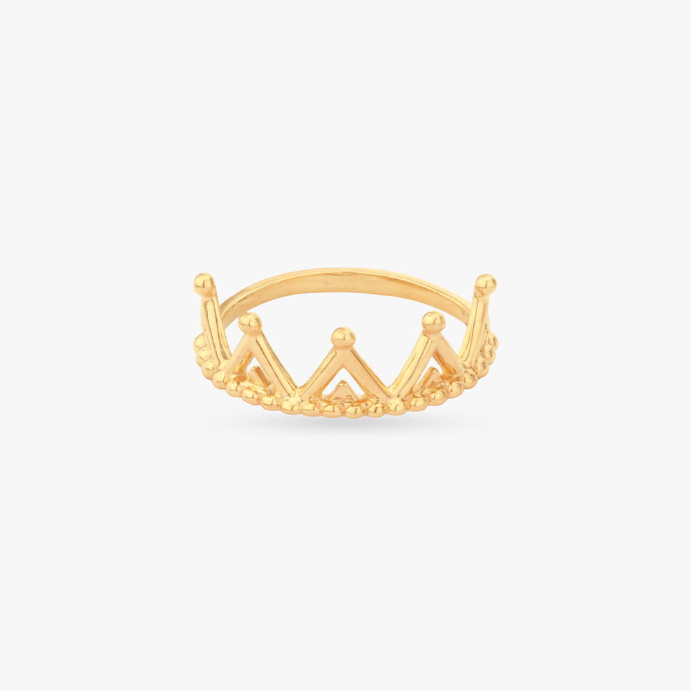 Majestic Crown Gold Ring,,hi-res image number null