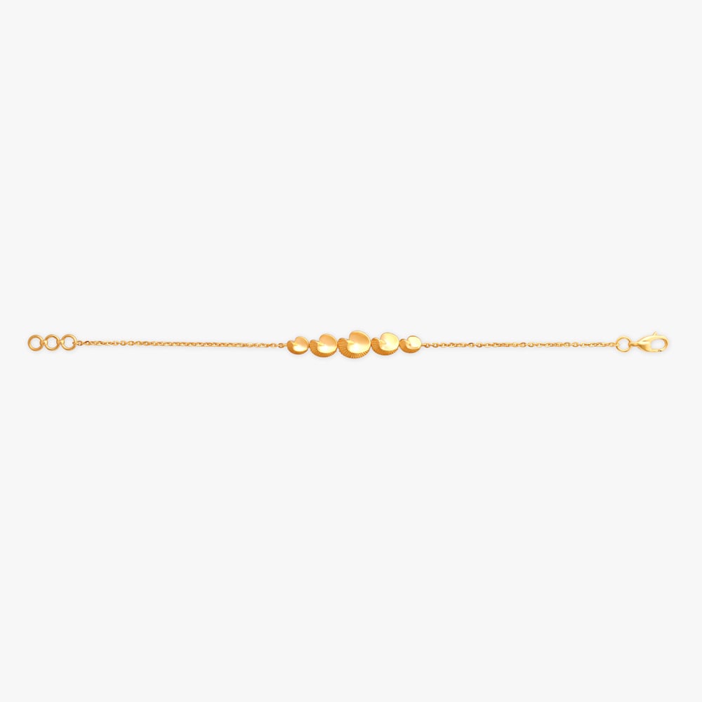Seashell Glow Gold Bracelet,,hi-res image number null