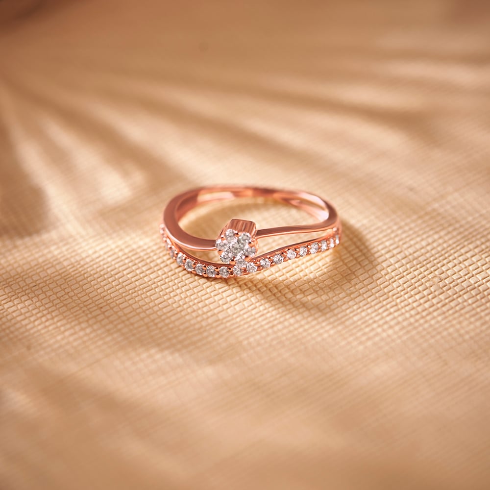 Lovely Floral Diamond Ring,,hi-res image number null