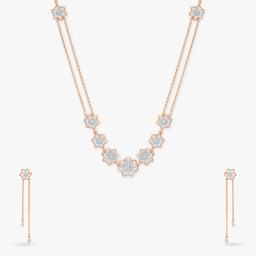 Dazzling Diamond Necklace Set,,hi-res image number null
