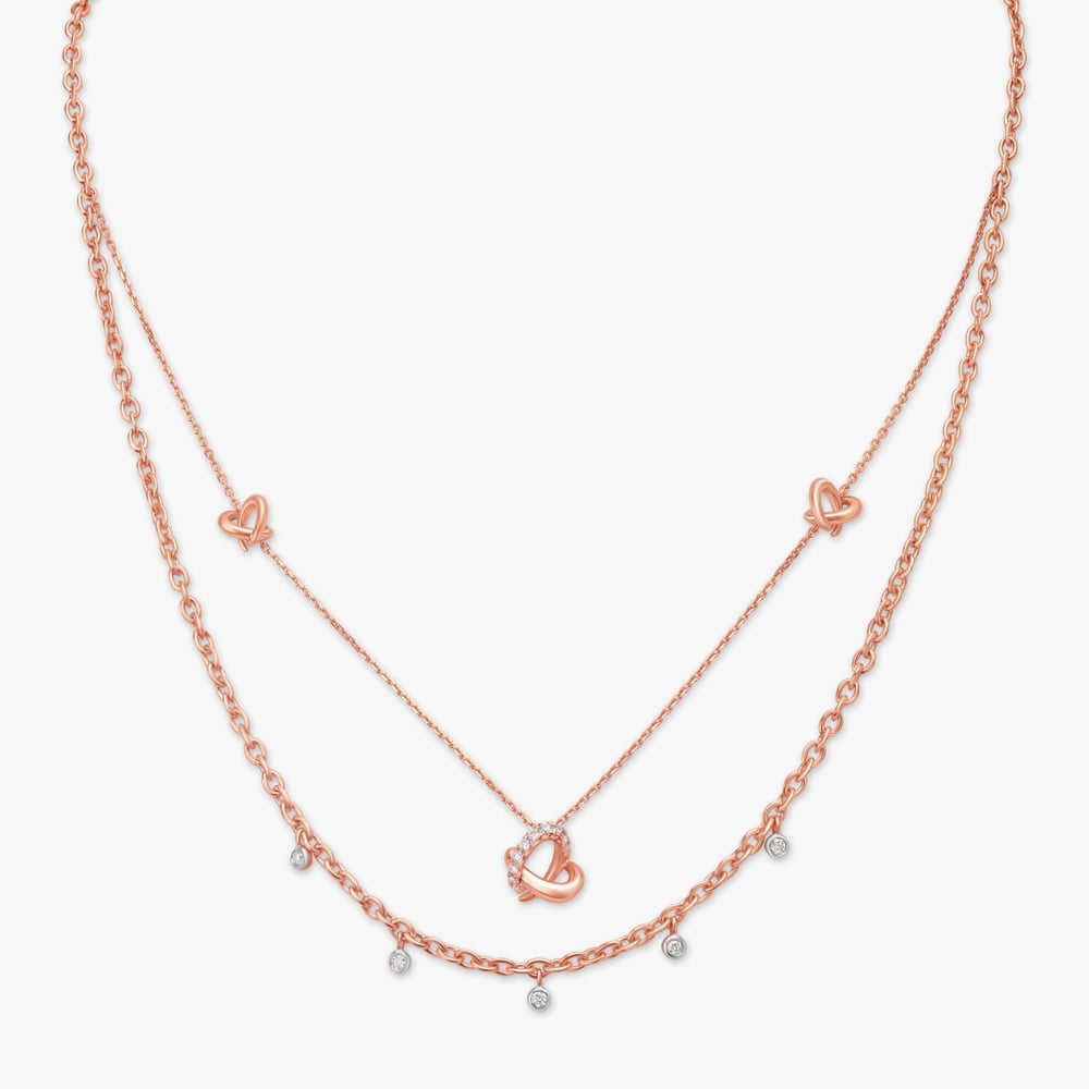 Sparkling Hearts Diamond Necklace,,hi-res image number null
