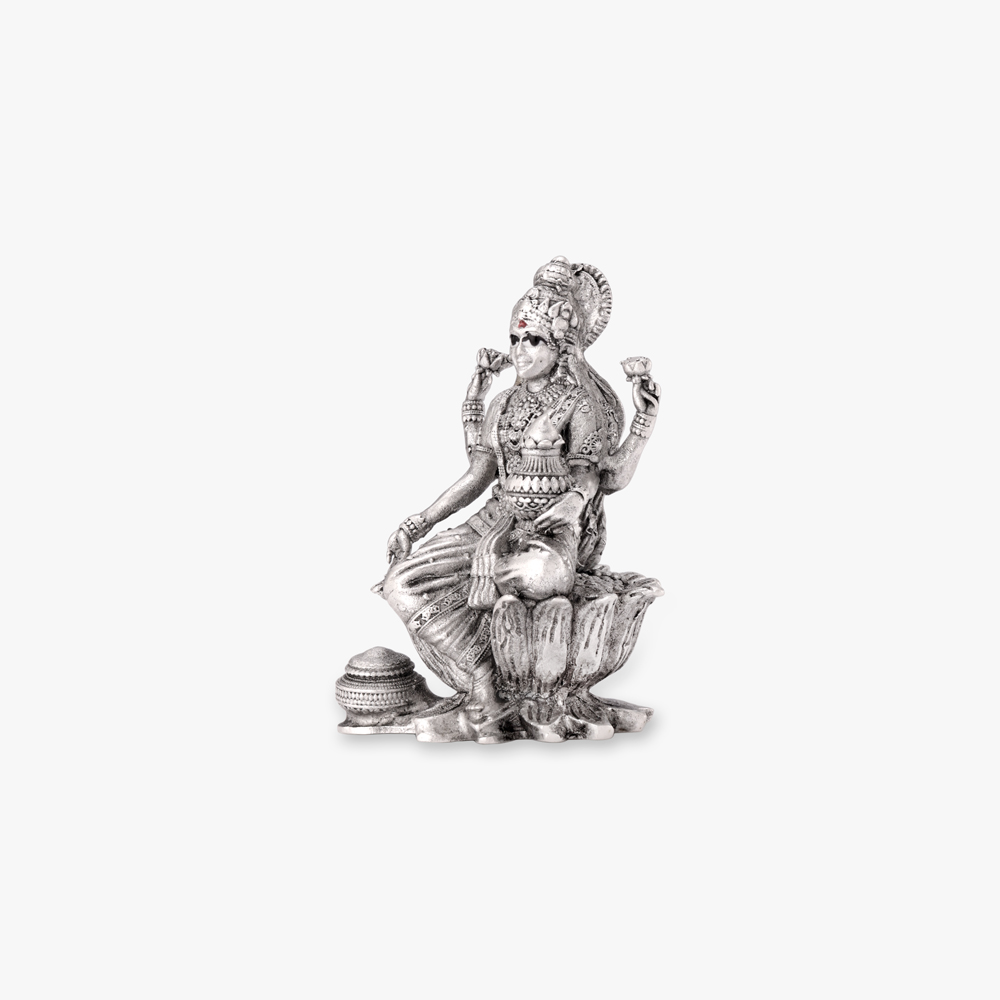 Mahalakshmi Grace Silver Idol,,hi-res image number null