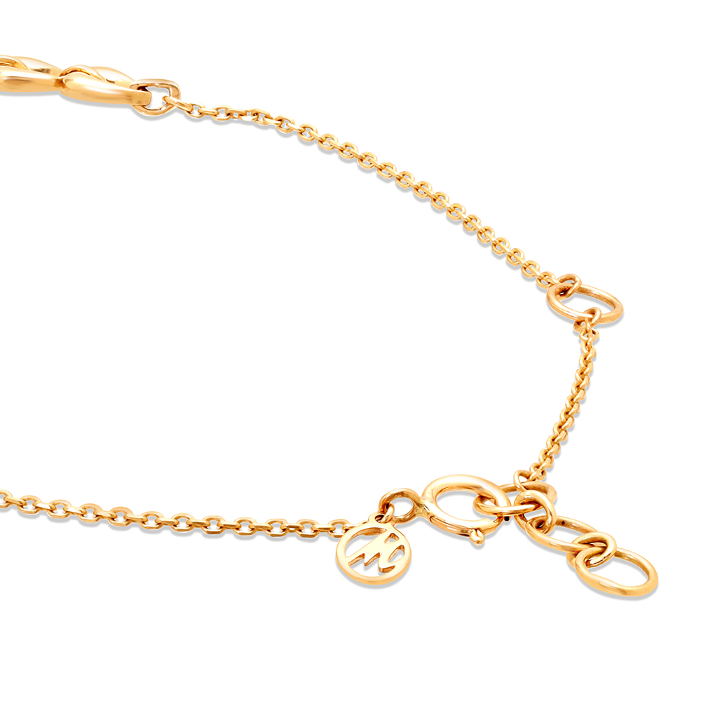 14KT Yellow Gold Tender Hearts Bracelet,,hi-res image number null