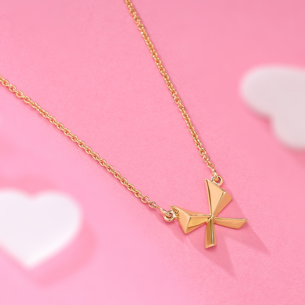 Mystic Butterfly 14KT Gold Necklace,,hi-res image number null