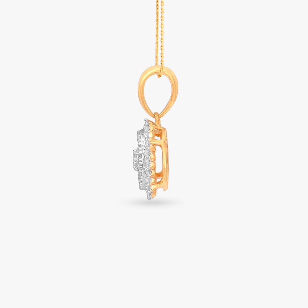 Solar Bloom Diamond Pendant,,hi-res image number null