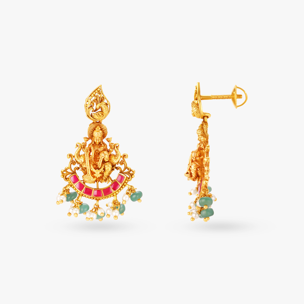 Divine Splendour Gold Necklace Set,,hi-res image number null