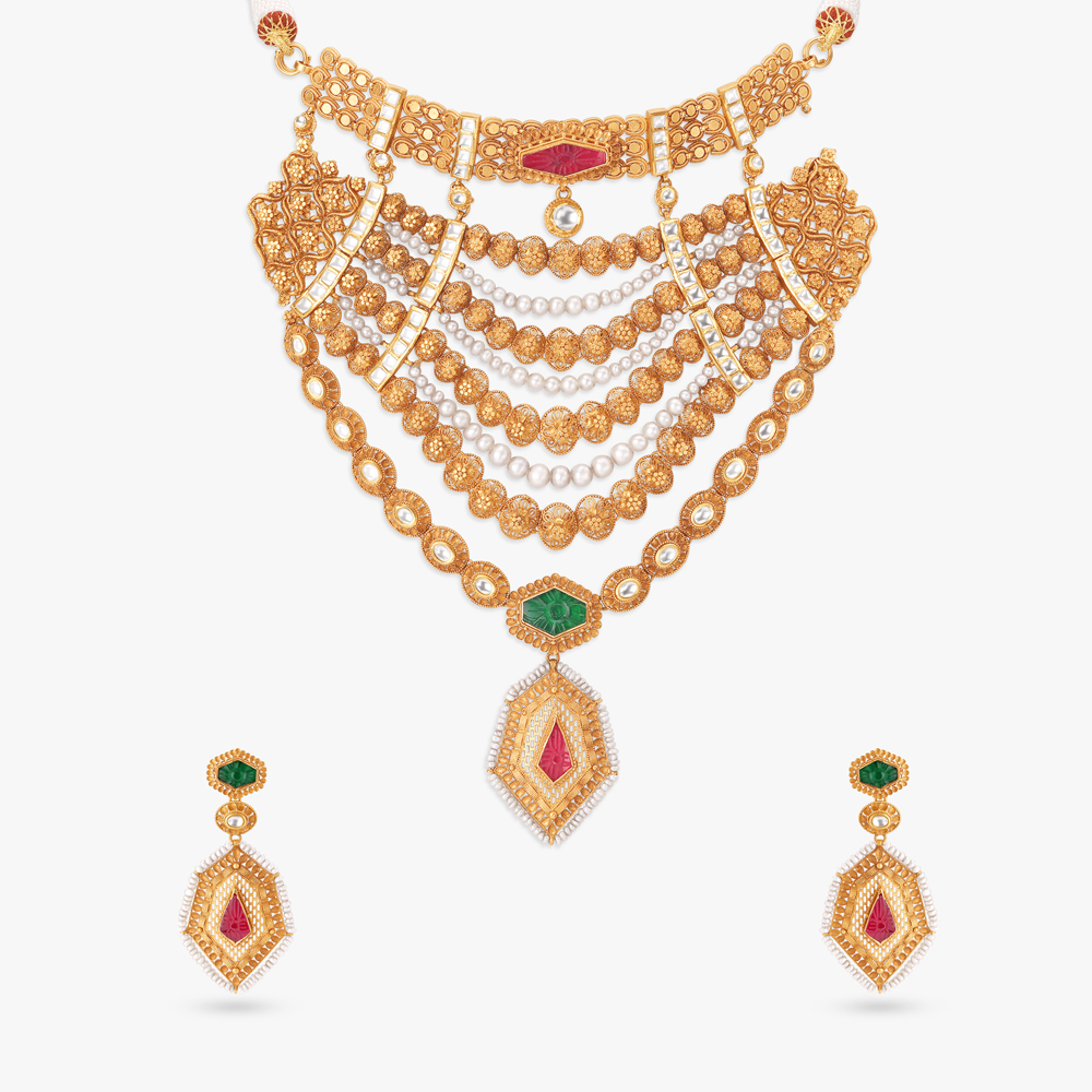 Glinting Layers Necklace Set,,hi-res image number null