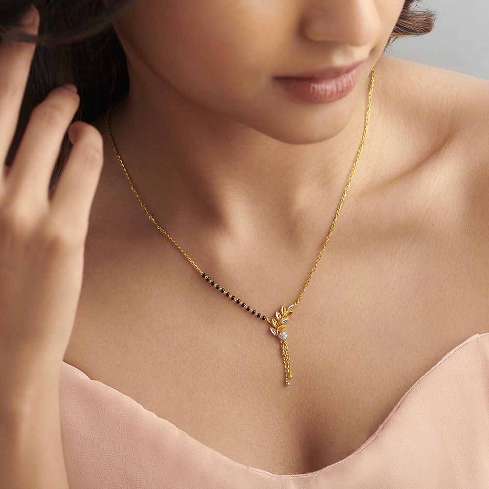 Nature Inspired Mangalsutra,,hi-res image number null