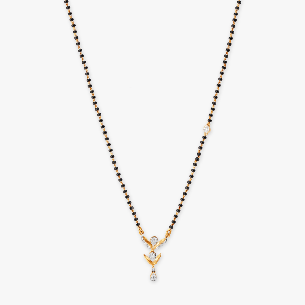 Astral Elegance Diamond Mangalsutra,,hi-res image number null