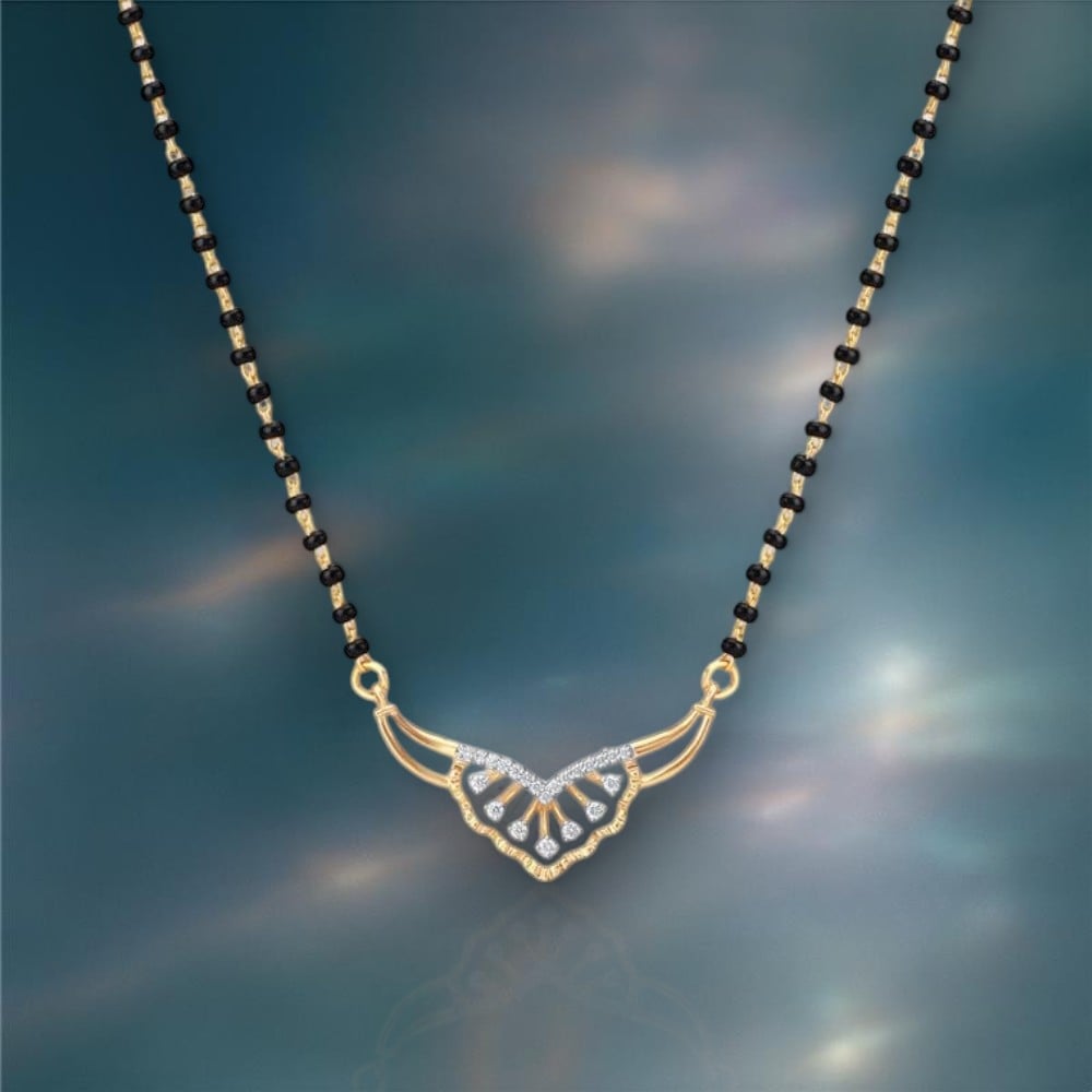 Wings of Vow Diamond Mangalsutra,,hi-res image number null