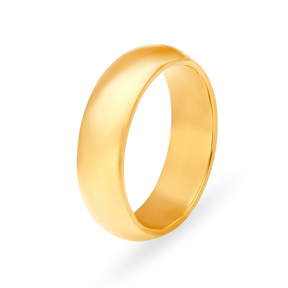 Lustrous 22 Karat Yellow Gold Ring Band,,hi-res image number null