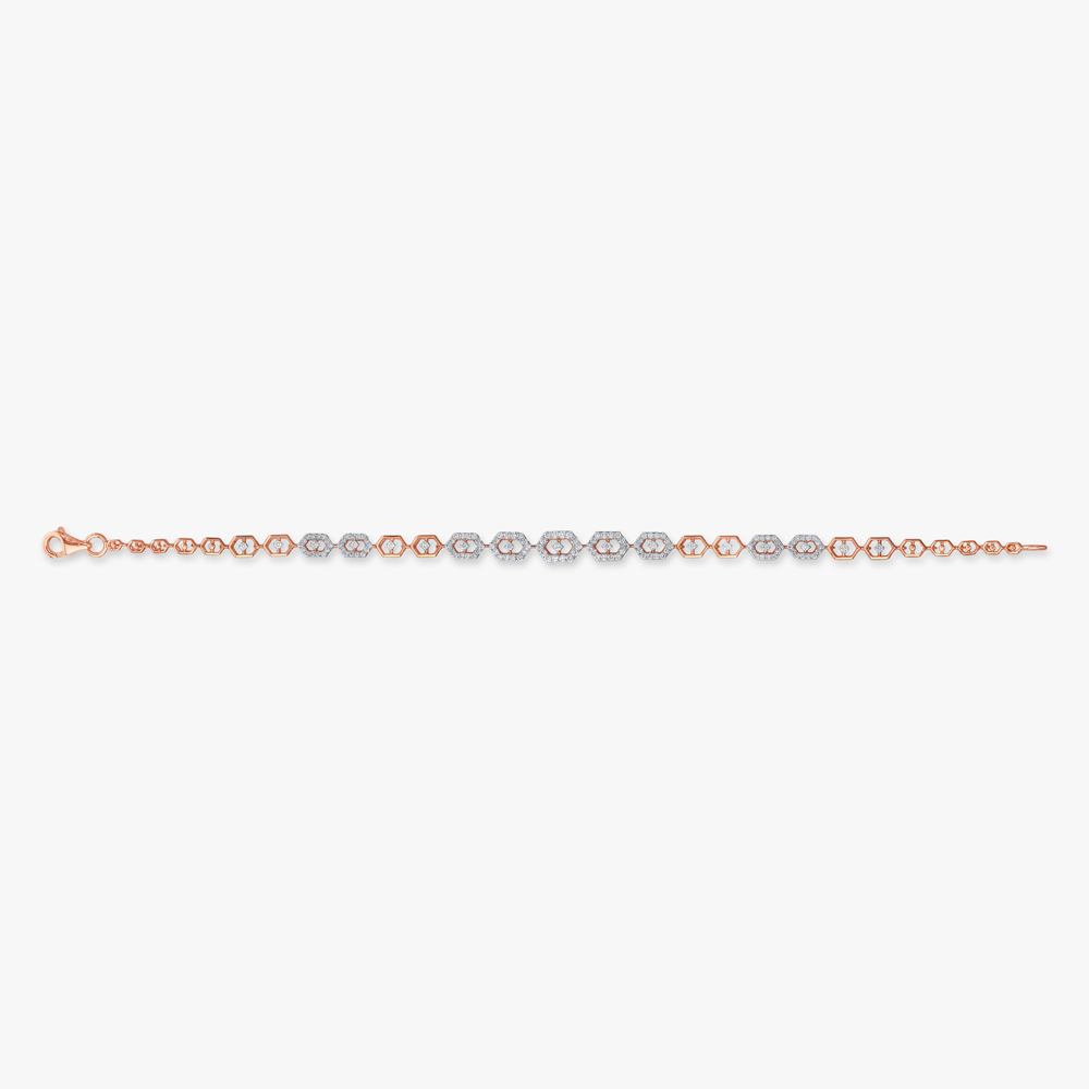 Radiant Hexa Diamond Bracelet,,hi-res image number null