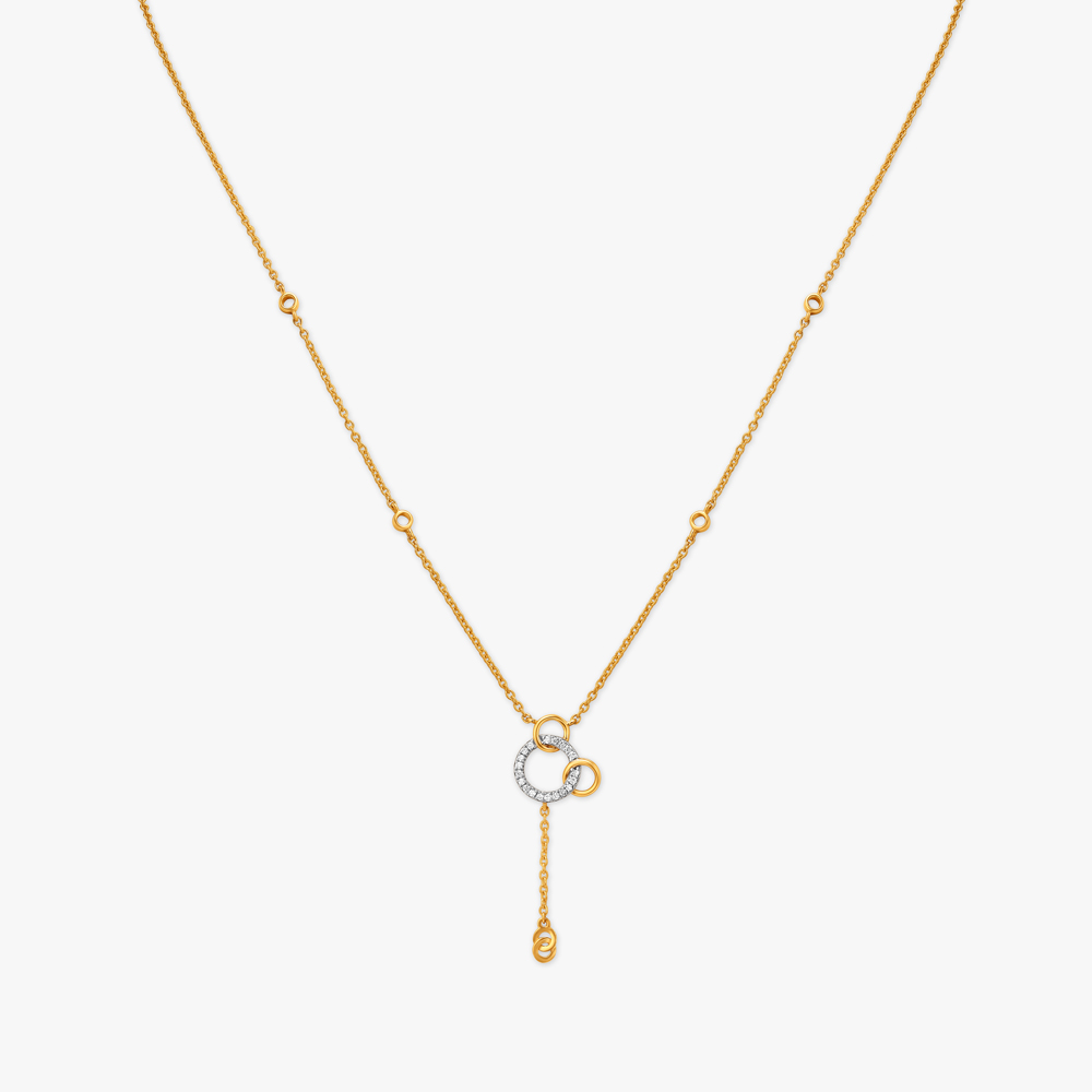 Connected Circles Pendant with Chain for Kids,,hi-res image number null