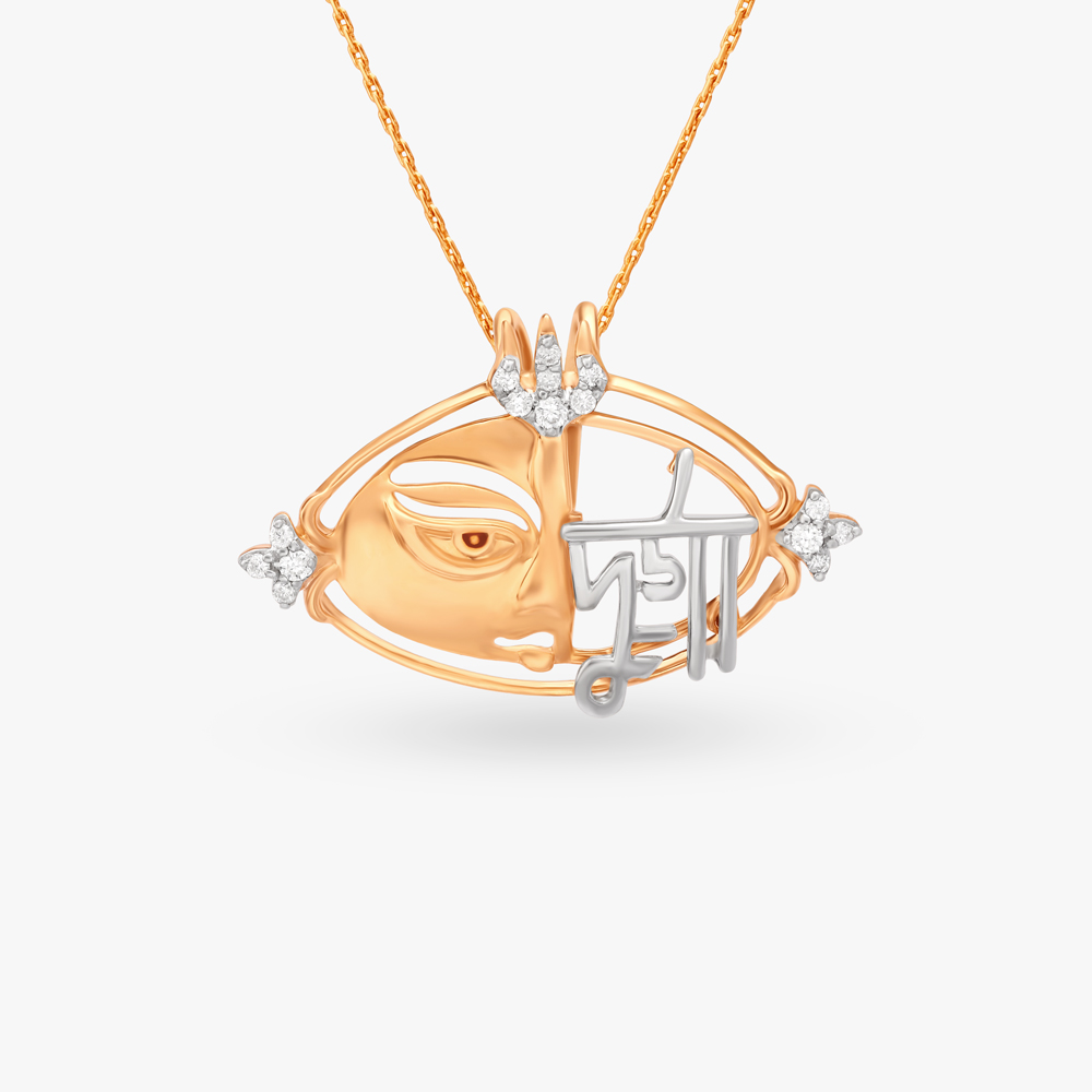 Eternal Strength Durga Diamond Pendant,,hi-res image number null