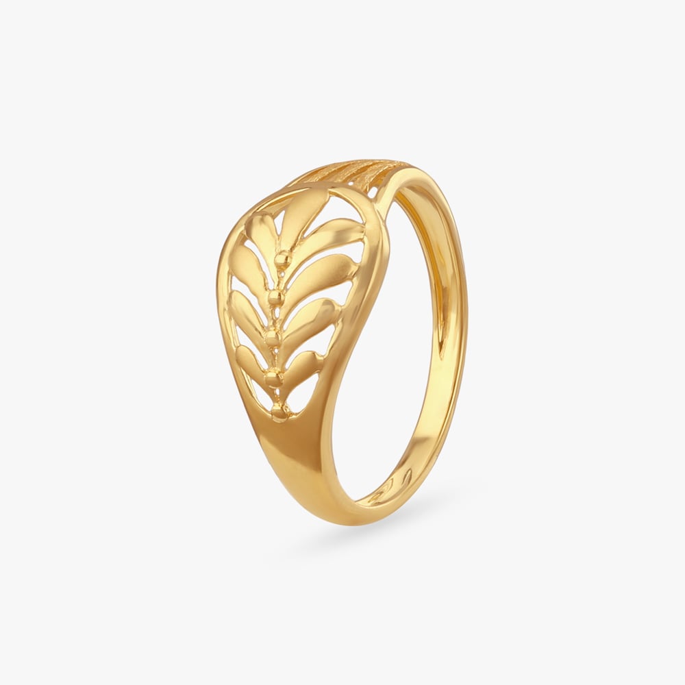 Eternal Leaf Gold Ring,,hi-res image number null