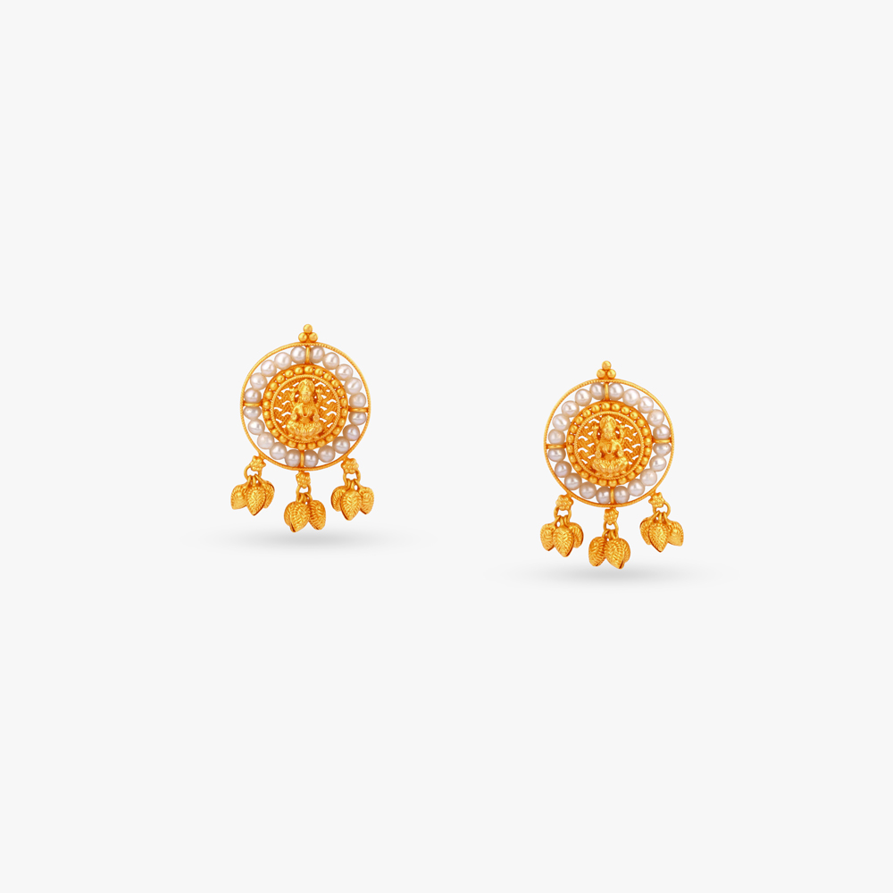 Regal Shrine Gold Necklace Set,,hi-res image number null