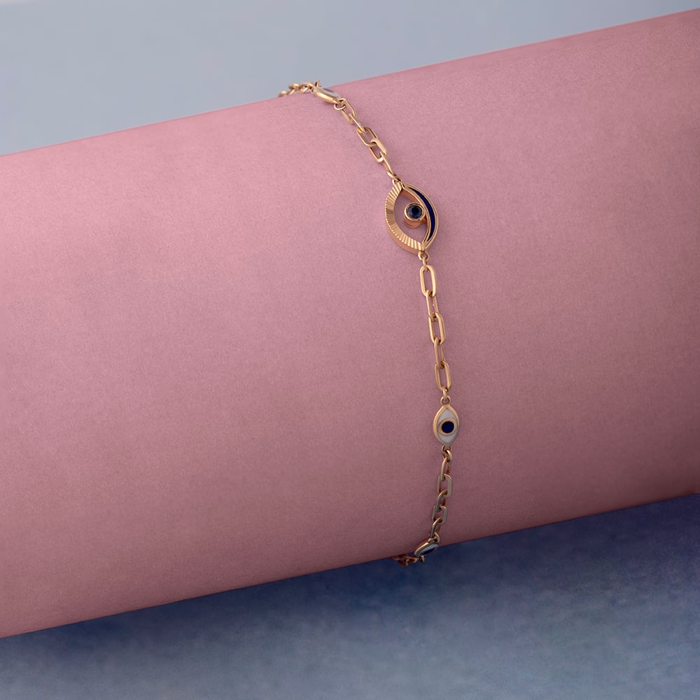 Guardian Glitz Evil Eye Gold Bracelet,,hi-res image number null