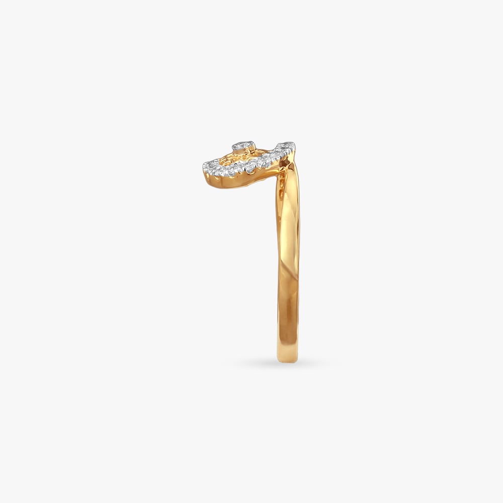 Teardrop Bloom Diamond Ring,,hi-res image number null