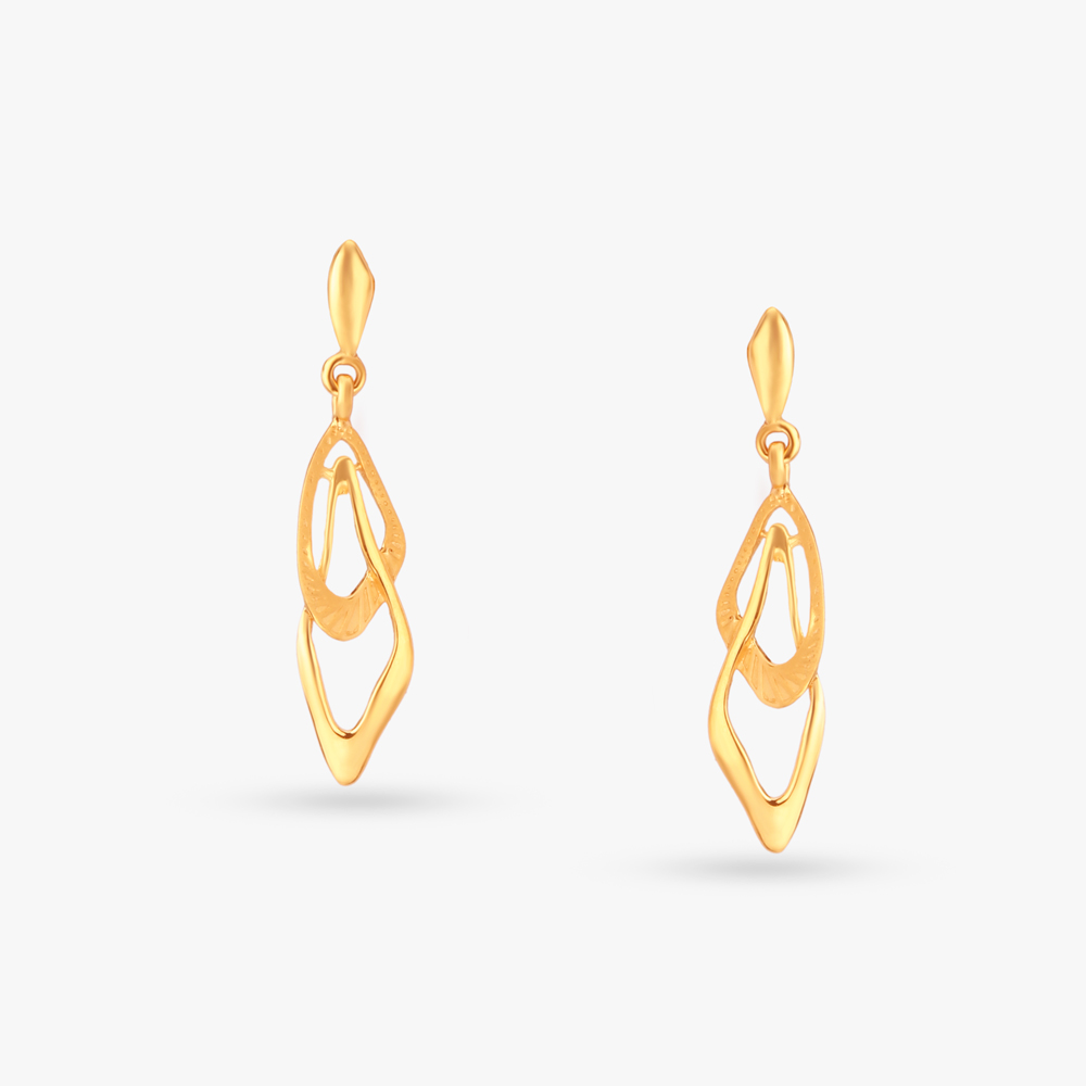 Contemporary Abstract Drop Earrings,,hi-res image number null